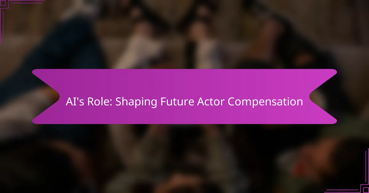 AI’s Role: Shaping Future Actor Compensation